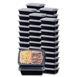 WGCC Meal Prep Containers 50 Pack Extrathick Food Storage Containers