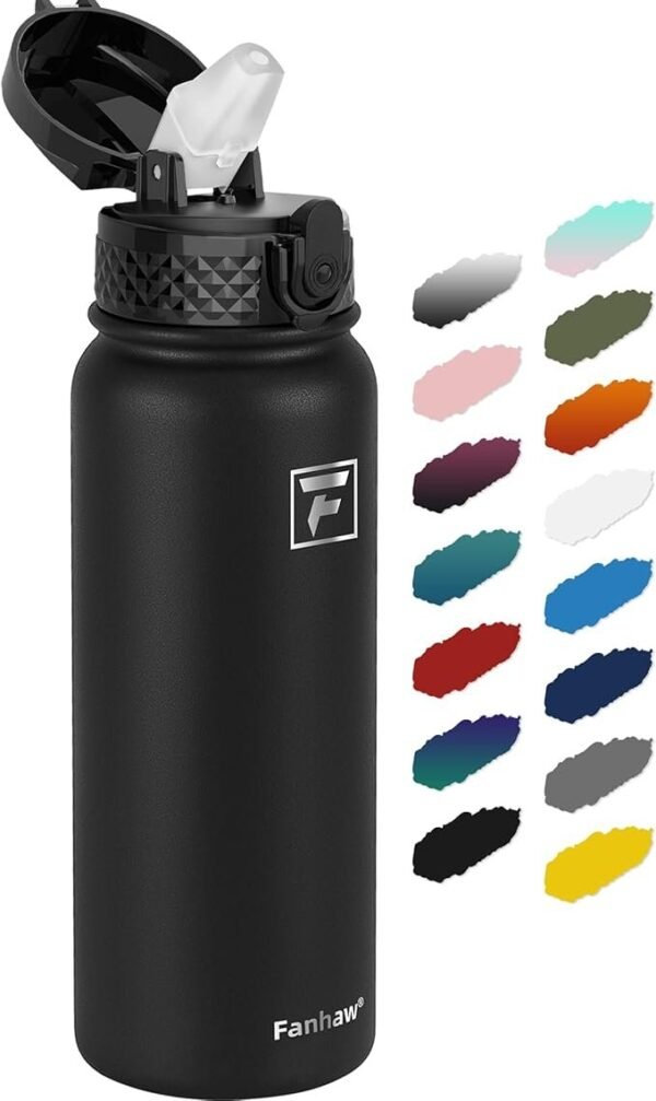61jJkCwwNSL._AC_SX679_.jpg Fanhaw 20 Oz Stainless Steel Insulated Sports Water Bottles