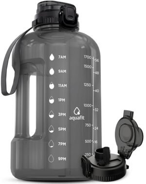 AQUAFIT 64 oz Water Bottle with Time Marker