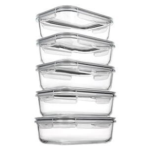 71x+2LuDgAL._UF350,350_QL80_ Vtopmart 5Pack 22oz Glass Storage Containers