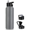 BOTTLE BOTTLE Stainless Steel Insulated Water Bottle With Straw 40oz