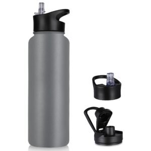 BOTTLE BOTTLE Stainless Steel Insulated Water Bottle With Straw 40oz