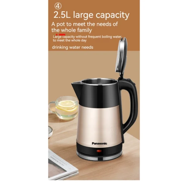 my-11134207-7rask-m93wxt46t04l1e.webp Panasonic 2.5Lelectric Kettle Stainless Steel Kettle